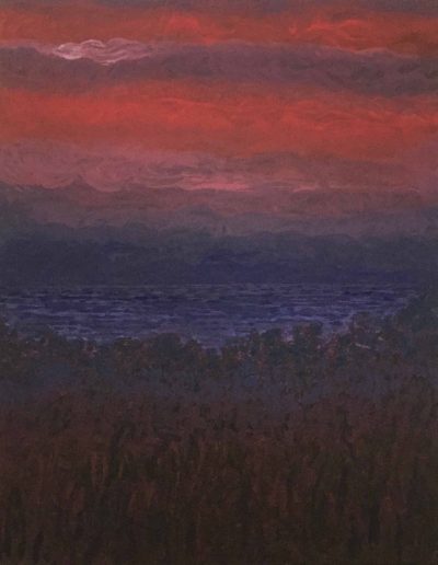 Terry Cottam Art - Poole Harbour Sunset