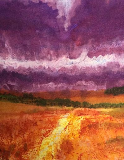 Terry Cottam Art - Evening Rain